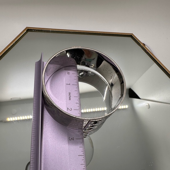 Coach Vintage Y2K Silver Women’s Cuff Bracelet - Picture 10 of 11